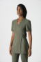 Elegant Wrap-Style Breathable Beauty & Spa Tunic B072