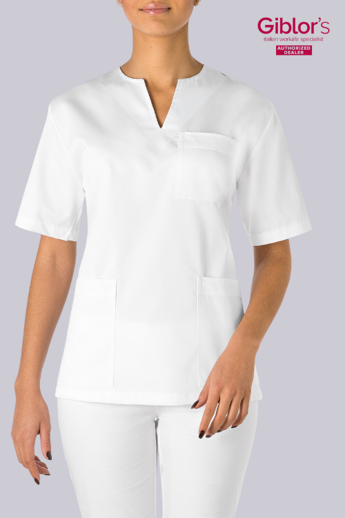 Ladies Margherita Luxsatin Regular Fit Scrub Top