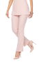 Blush slim leg capri trousers in bi-stretch fabric