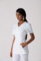 V Neck Breathable ECO Tunic with Zipped Pockets B079