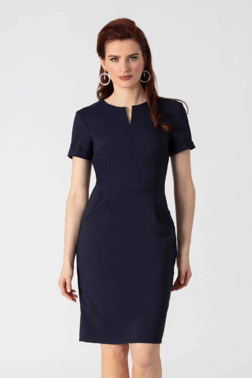 Waist-Detail Dress with Pockets B620DR