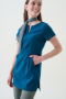 Pretty Waist-Detail Beauty & Spa Tunic B620