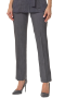 Slim Leg Linen Look Elastic Trousers B094E